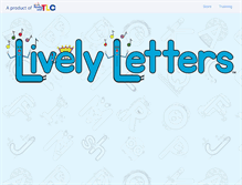 Tablet Screenshot of livelyletters.com